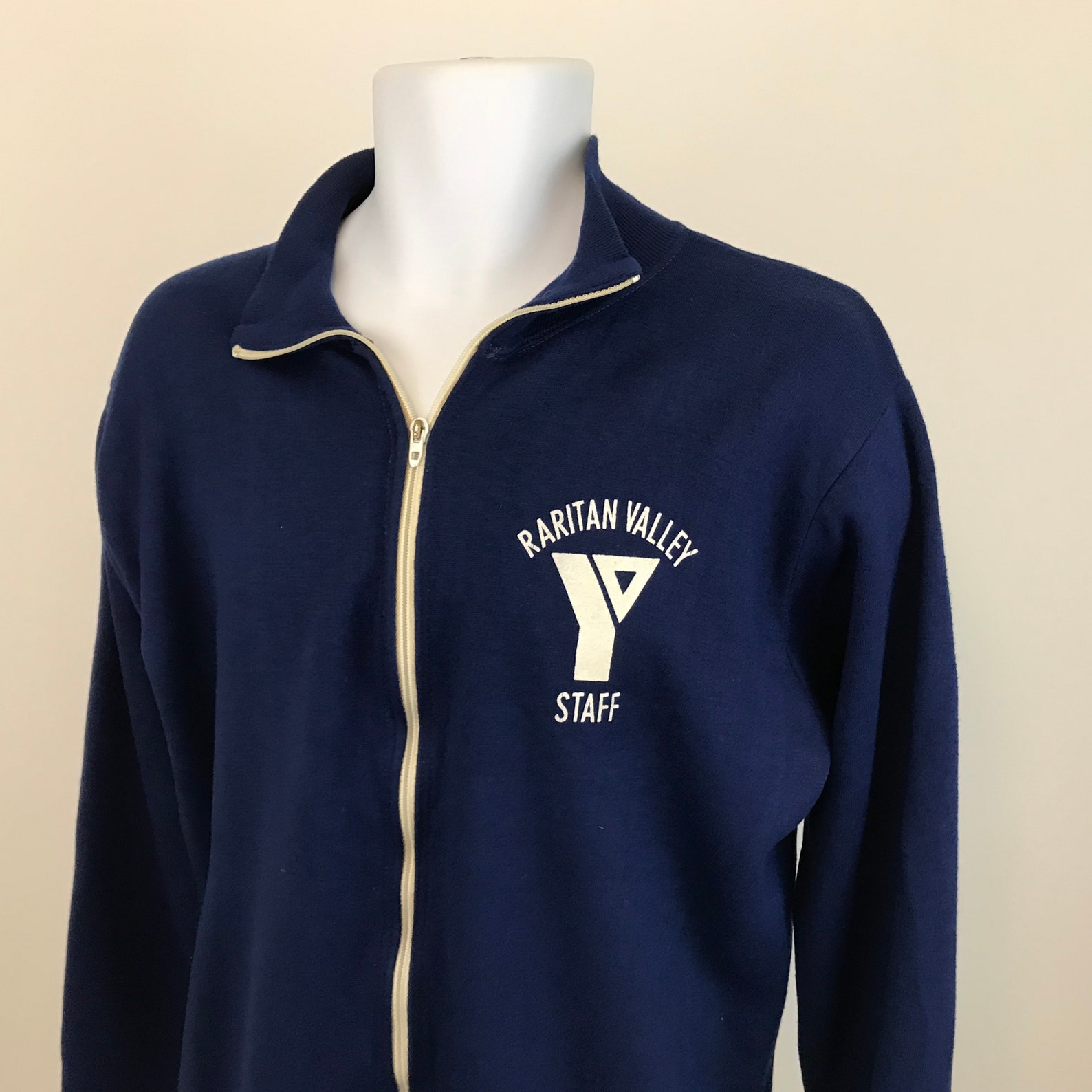 Vintage Champion Raritan Valley Ymca Zip Up Sweatshirt Etsy
