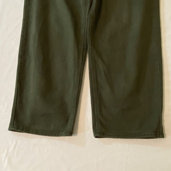 90s Empyre Relax Pants Mens Size 34, Green, 100% … - image 4