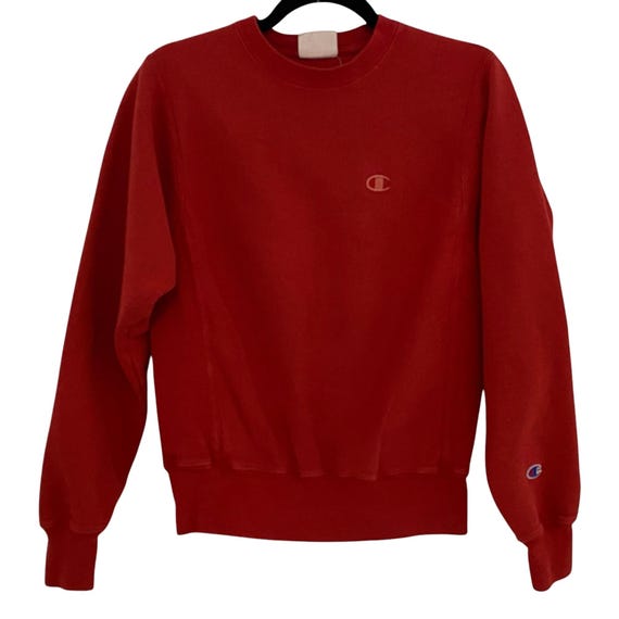 Champion Reverse Weave Sweatshirt Erwachsene Größe XS, Rot