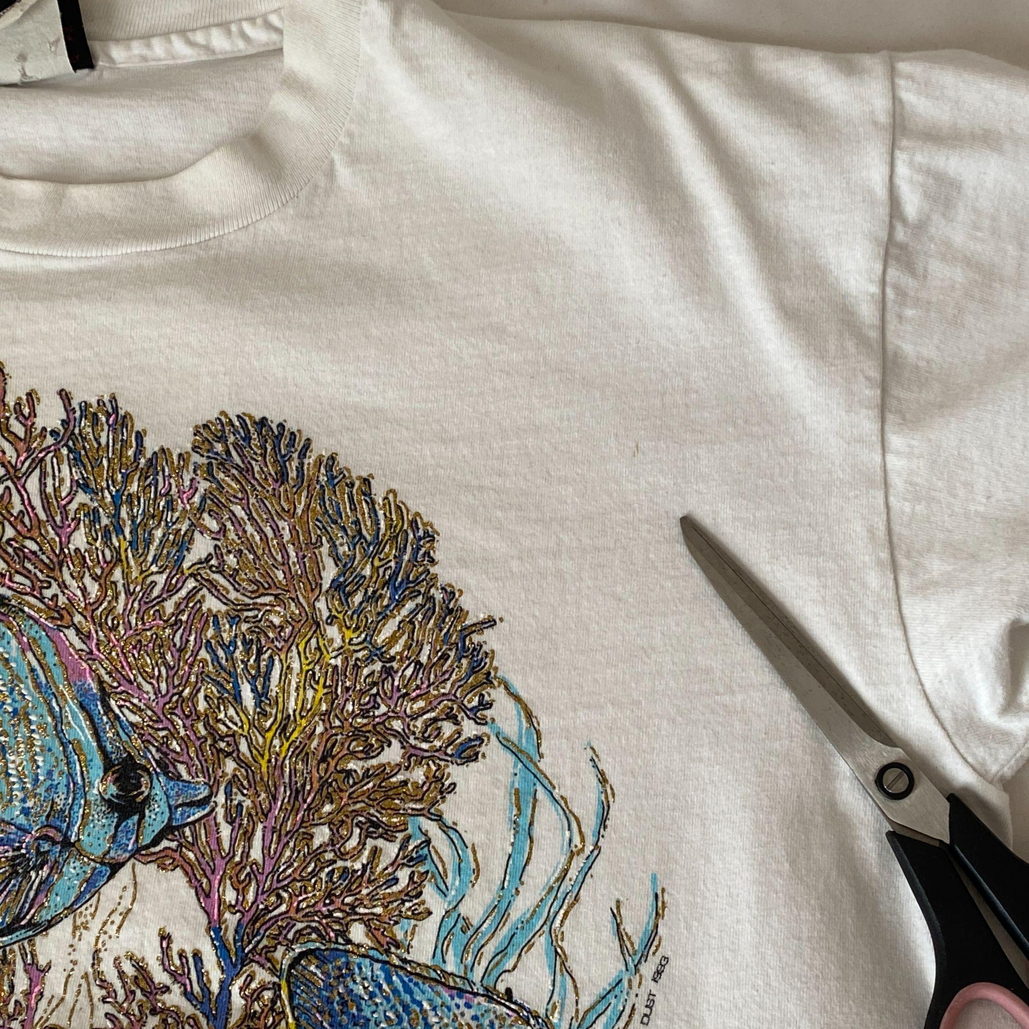 ESCAPEFROM☆STARFISH PRINT T-shirt MUSINSA | ESCAPEFROM Look at the Star Print Overfit Short