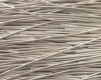 Purl lisse argenté