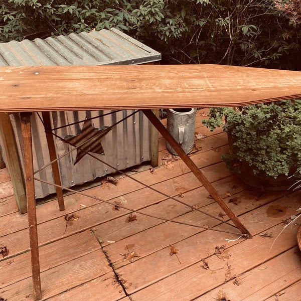 Wooden Ironing Board Etsy