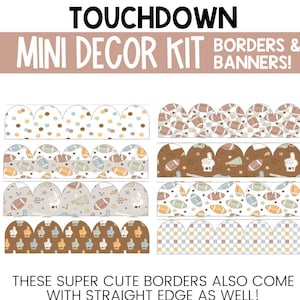 Football Bulletin Board Decor, Sports Bulletin Board, Sports Themed Classroom Decor, Sporty Varsity Bulletin Board Decor, school spirit