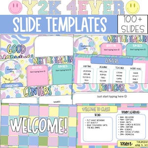 Retro Slide Templates for Classroom, Groovy Slides Templates, Classroom Management Slides, Retro Slides Templates For Google Slides