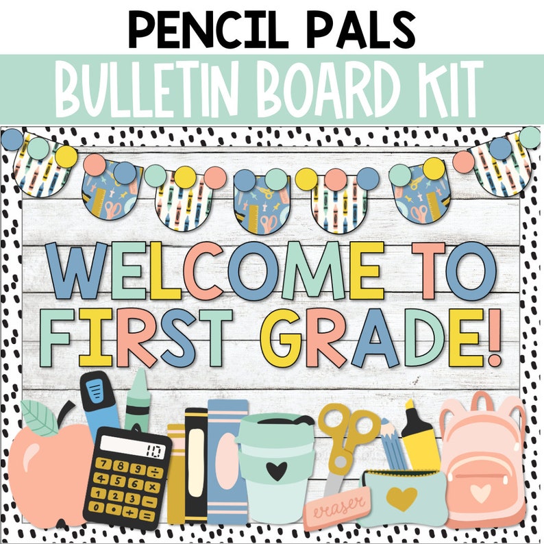 Back to School Bulletin Board Decor, Rainbow Classroom Decor, Open ...
