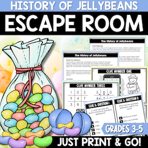 Paas Escape Room voor kinderen, afdrukbaar gezelschapsspel, verjaardag Escape Room Kit, verjaardagsfeestjespellen, kinderpuzzels, familiespelavond