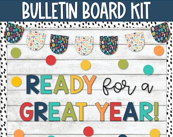 Back to School Bulletin Board Decor, Rainbow Classroom Decor, Open House Decor, Classroom Decor, Welcome Back to School
