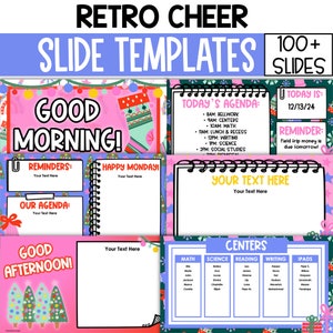 Christmas Slide Templates for Classroom, Holiday Slides Templates, Classroom Management Slides, Trendy Slides Templates For Google Slides