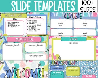 Football Slide Templates for Classroom, Sports Slides Templates, Classroom Management Slides, Game Day Slides Templates For Google Slides