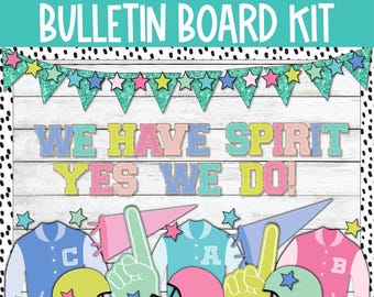 Football Bulletin Board Decor, Sports Bulletin Board, Sports Themed Classroom Decor, Sporty Varsity Bulletin Board Decor, school spirit