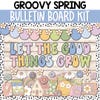 Groovy Classroom Bulletin Board Border Kit, Printable Retro Hippie-chic ...