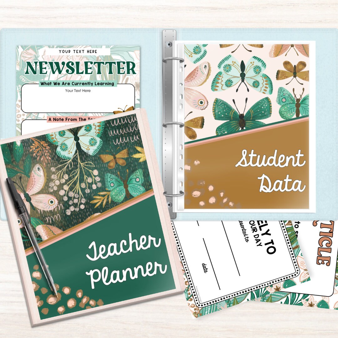 Printable Tropical Classroom Decor Set, Plant Themed Classroom ...