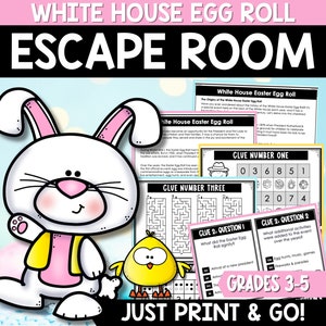 Easter Escape Room for Kids, Printable Party Game, Birthday Escape Room Kit, Birthday Party Games, Kids Puzzles, Family Game Night