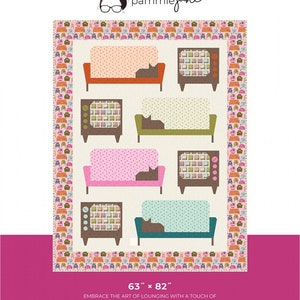 Couch Potatoes Cats Quilt Pattern PJ-307 From Pammie Jane