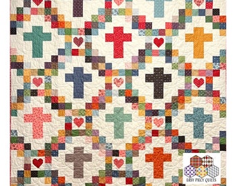 Perfect Peaces Quilt Pattern EPQ-30869 From Easy Piecy Quilts LLC