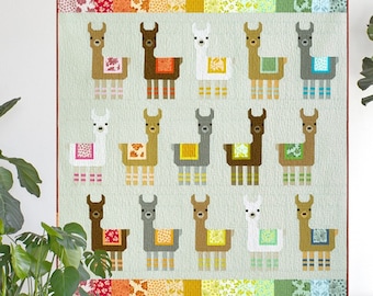 Little Llamas Quilt Pattern EH062 From Elizabeth Hartman