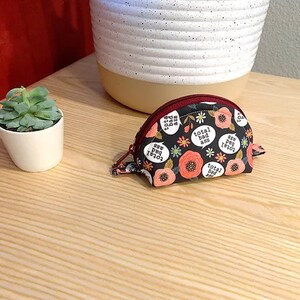 Total Bas Ass Dumpling Zipper Pouch Handmade