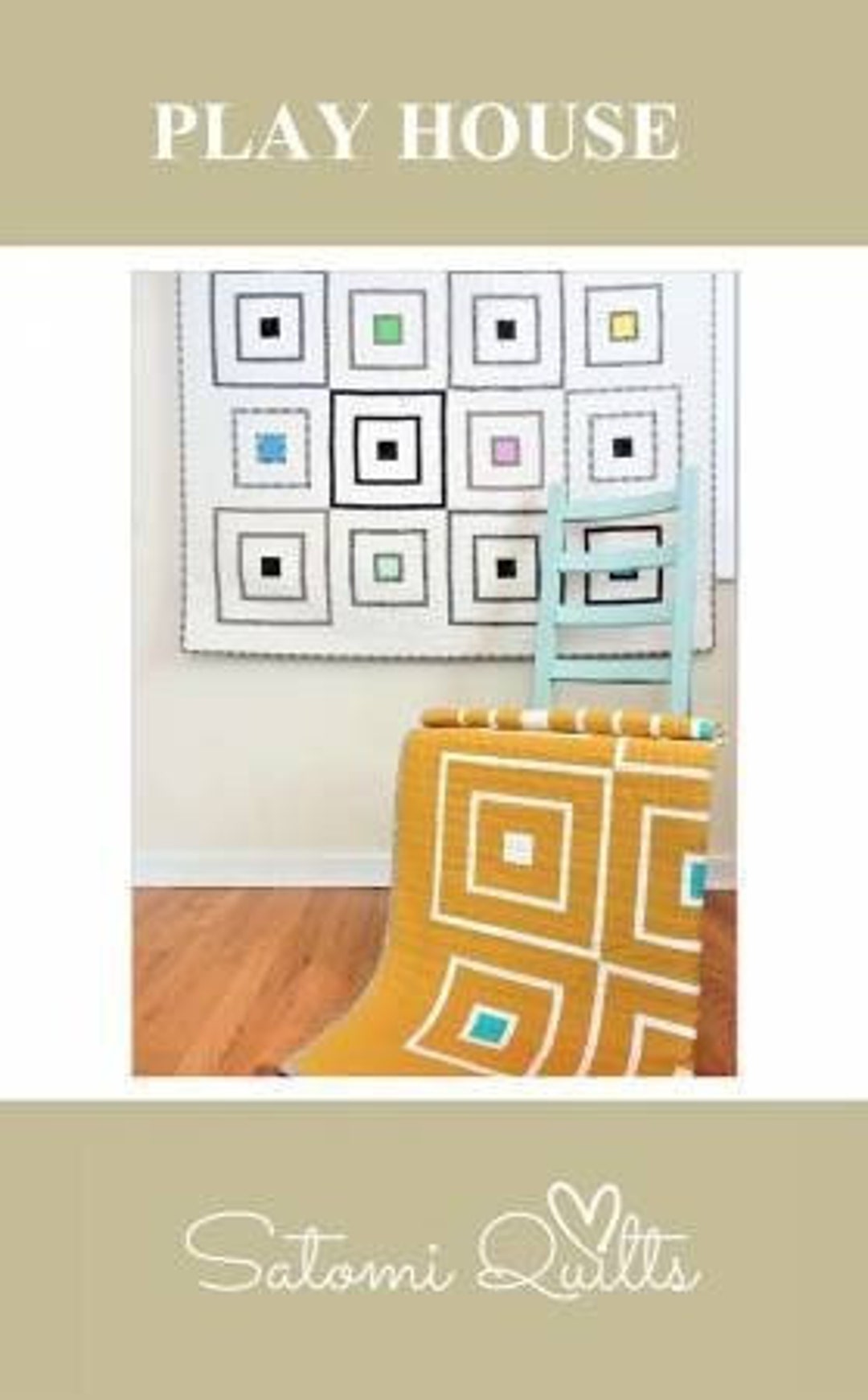 Play House # SQ-008 Pattern From Satomi Quilts LLC - Etsy