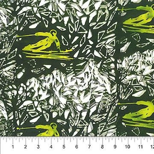 Elevation Fractured Mountain Black Banyan Batiks