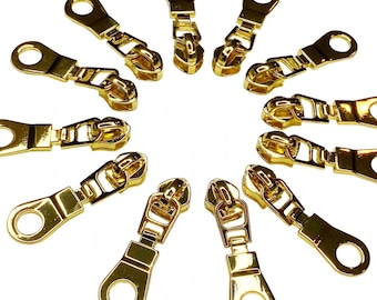 Gold Zipper Pulls SASSKIT014G From Sassafras Lane Designs