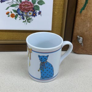 Vintage Cat Coffee Cup Tea Cup Cat Lover Gift Gift for Friend Japan