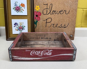 Vintage Coca Cola Wood Crate Storage Crate Kitchen Decor Farmhouse Decor USA