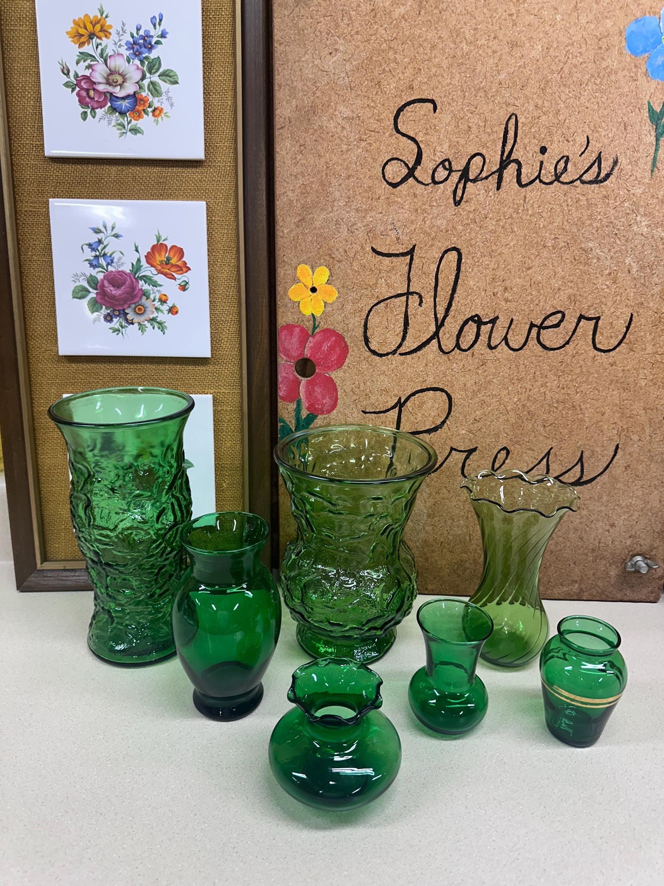 Vintage green vase - Etsy 日本 Vintage green vase - Etsy 日本