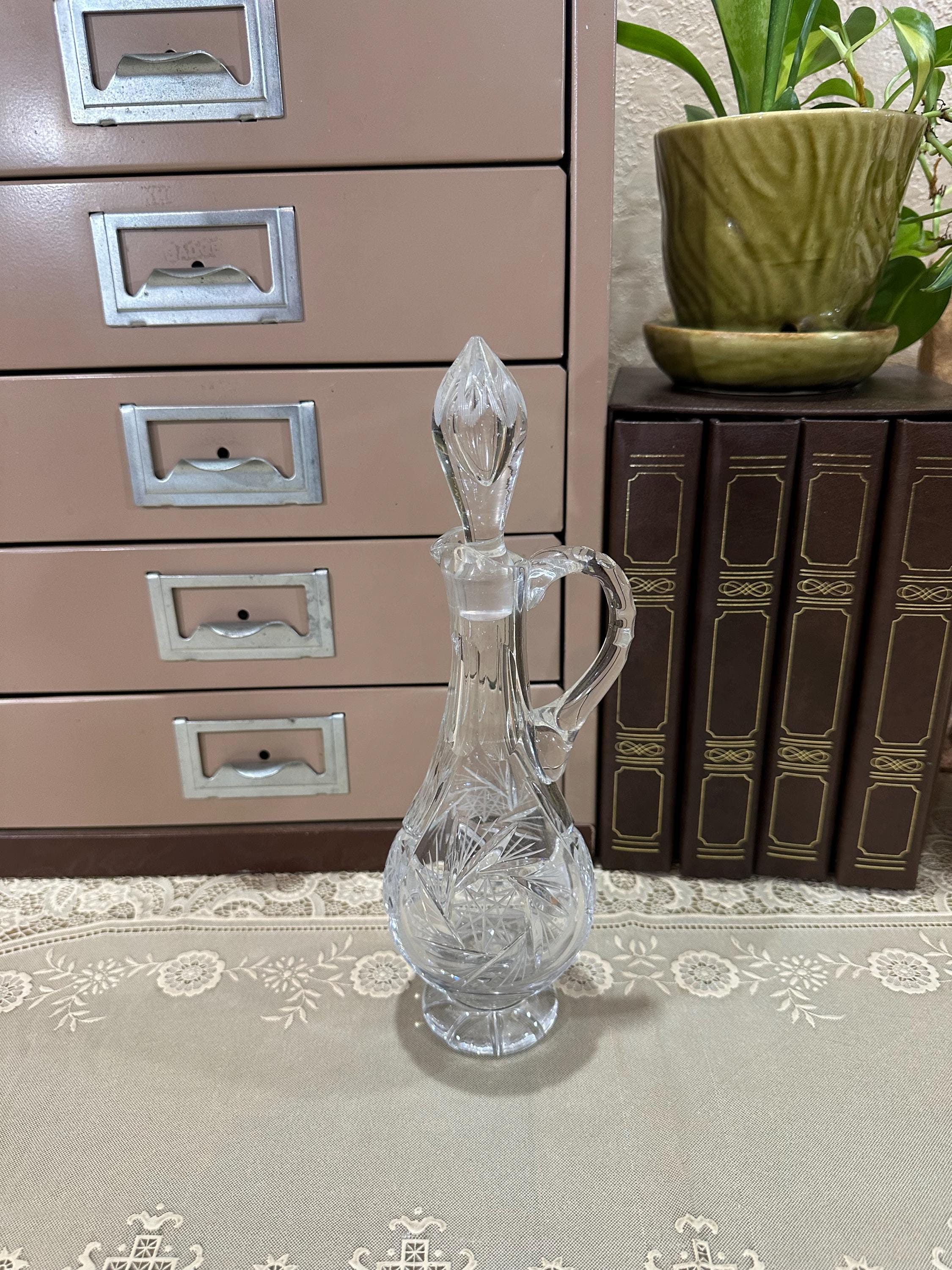 Vintage Vinegar Oil Glass Bottle - Etsy