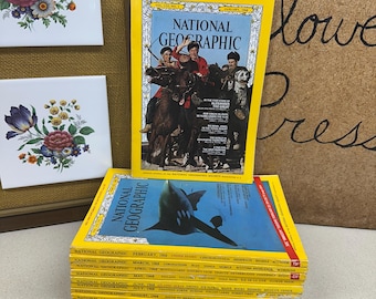 Vintage National Geographic Magazine 1968: Nat Geo Ads, Articles, Photos - Your Choice- SEE DETAILS