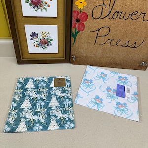 Vintage Wrapping Paper Bridal Shower Wedding Shower Crafting Scrapbooking Supplies Ambassador Hallmark Made in the USA 2 Packs