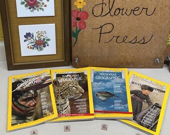 Vintage 1972 National Geographic Magazine: Collectible Birthday