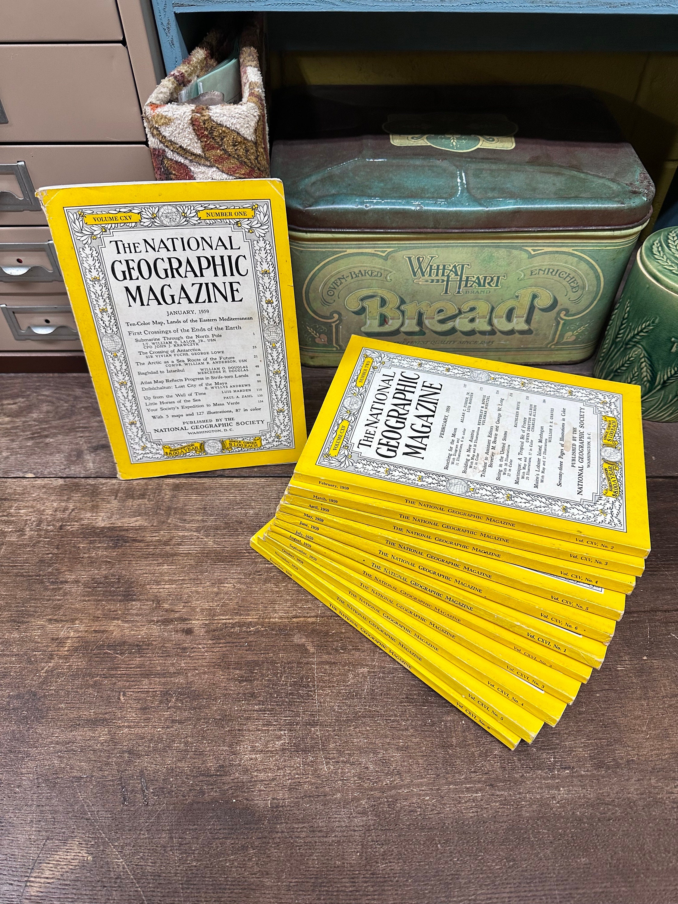 National Geographic Magazine 1942 - Etsy