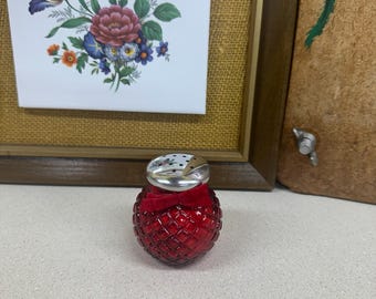 Vintage Avon Sachet Powder- Red Glass SEE DETAILS