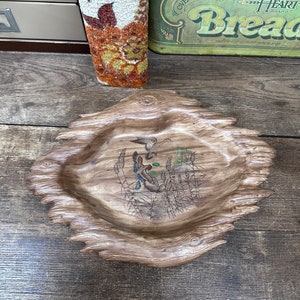 Vintage Wood Ducks Wildlife Duck Hunting Wall Decor Wall Hanging Ceramic