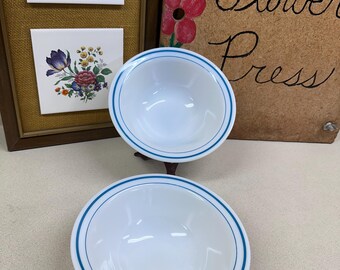 Pyrex vintage US NAVYブルーライン 小皿2皿3ボウル4セット Pyrex vintage US NAVYブルーライン 小皿2皿3ボウル4セット オールド