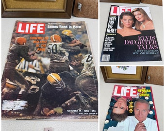 Vintage Life Magazines 1866 1986 1988 Ads Pictures Advertisements YOUR CHOICE