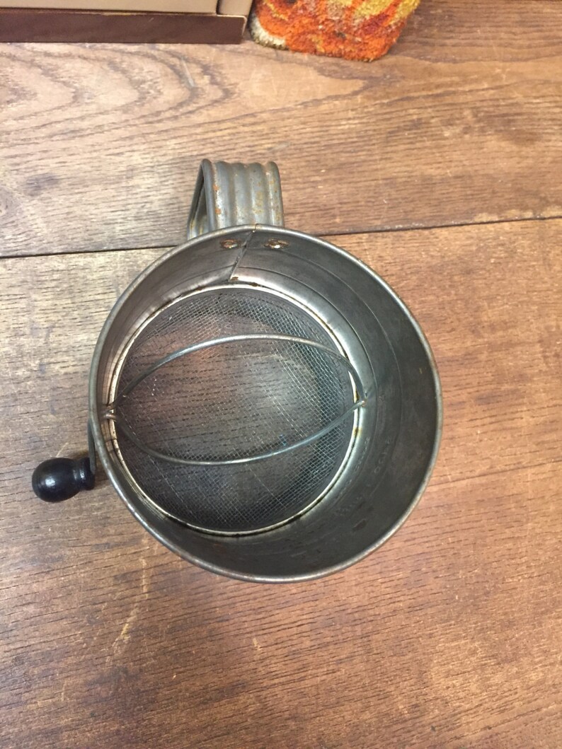 Vintage Sifter Bromwells Aluminum 3 Cup Etsy