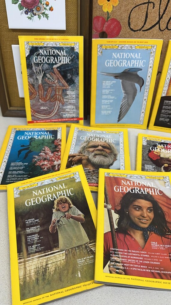 Vintage National Geographic Magazine - 1973 - Birthday Gift- Your