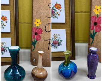 Vintage Vases Art Deco Small Floral Arrangement Tablescape Mid Century Cottagecore YOUR CHOICE