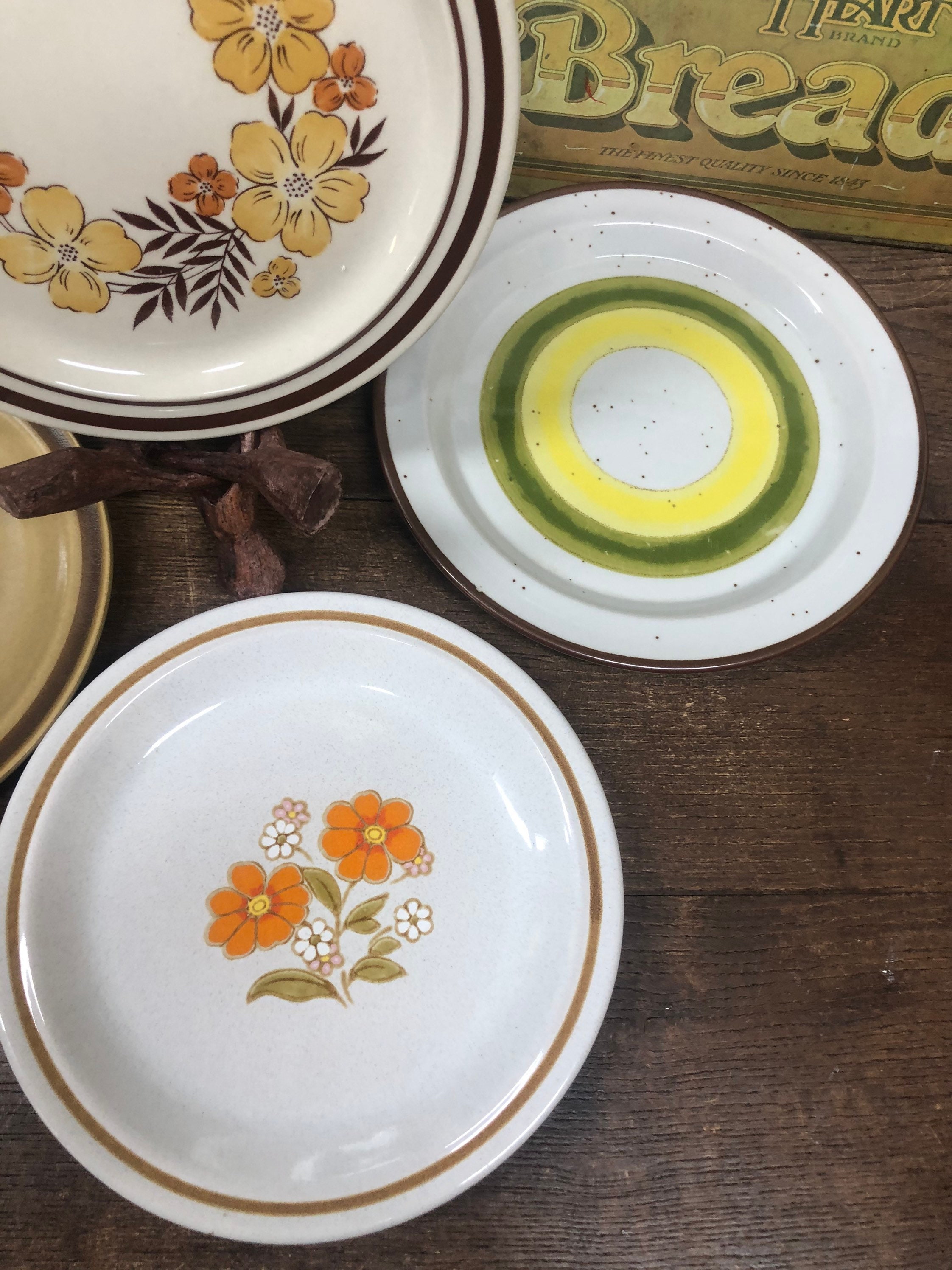 Vintage Plates Sandwich Plates Set of 4 Misc. Japan Stoneware Etsy