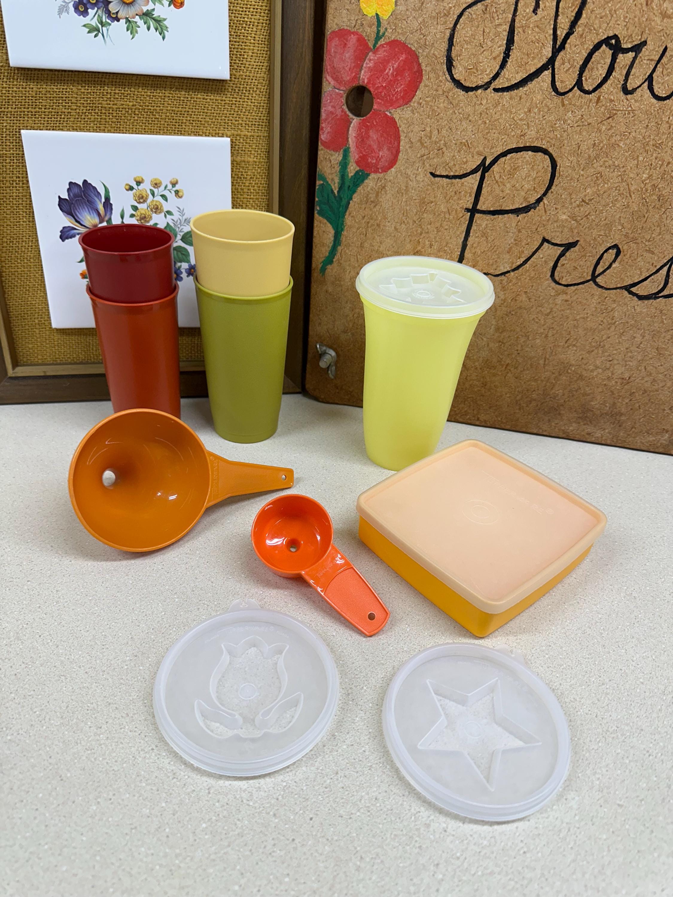Orange tupperware - Etsy 日本