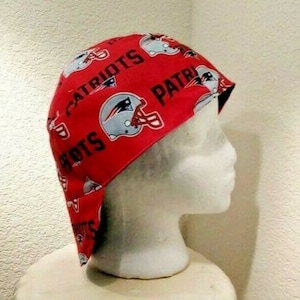 Casquettes de chirurgien soudeurs soudeurs New ENGLAND PATRIOTS PRINT Rouge