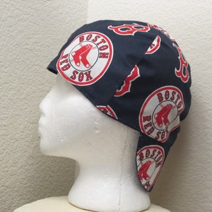 Casquette de chirurgien pour soudeur/soudeuse, impression des Red Sox de Boston