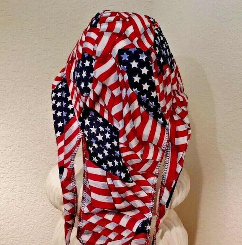 American Flag Welding Welders Hat Surgeon Caps Doo Rag - Etsy