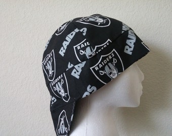 Welding Welders Hat Surgeon Caps OAKLAND RAIDERS PRINT