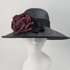 ELEGANT STRAW HAT, Summer Hat, Wide Brim Hat