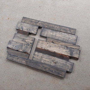 Large Wood Cross Wall Decor, Gray Wood Cross Wall Art, Rustic Gray Wood Cross, Housewarming Gift, Wooden Cross Home Decor