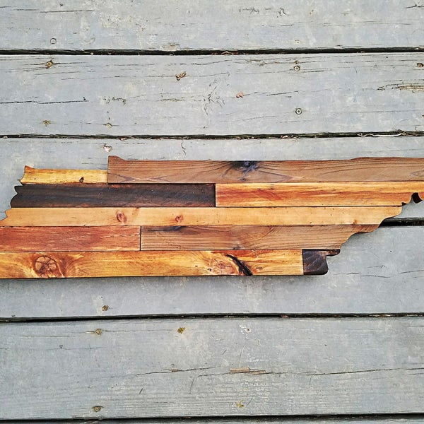 Tennessee Rustic Wood State Cut Out, Wooden Tennessee State Outline, Rustic Tennessee, Large Tennessee, Tennessee Art, Tennessee Decor
