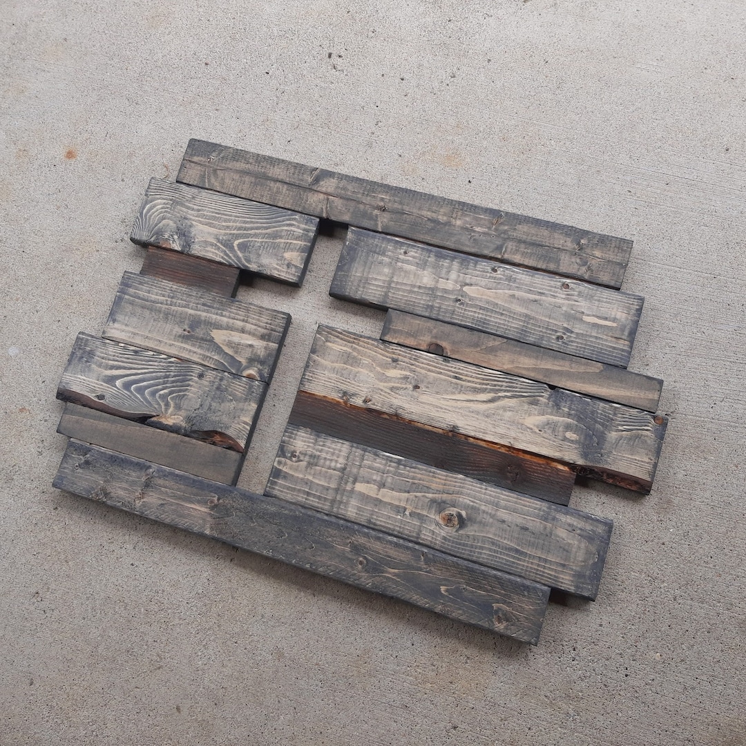 Large Wood Cross Wall Decor, Gray Wood Cross Wall Art, Rustic Gray Wood