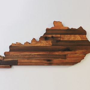 Kentucky Rustic Wood State Cut Out, Wooden Kentucky State Outline, Rustic Kentucky, Kentucky Sign, Kentucky Art, Kentucky Decor
